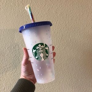 NEW Starbucks Confetti Reusable Cup